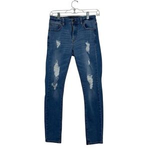 Aeropostale High Rise Distressed Denim Jeggings